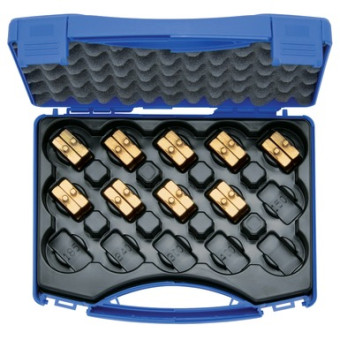 Klauke set krimpovacích matric, 6-120 mm² HD 4 v kufru, 9 ks, série K4