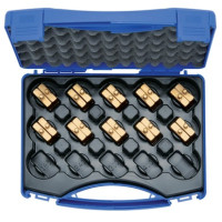 Klauke set krimpovacích matric, 6-150 mm² HR 4 v kufru, 10 ks, série K4