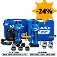 Akční set: Krimpovací kleště EKWF50ML a odizolovací nástroj EKSD50ML