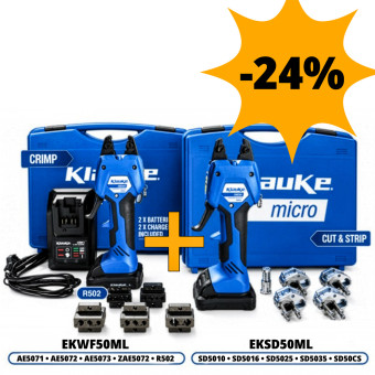 Akční set: Krimpovací kleště EKWF50ML a odizolovací nástroj EKSD50ML