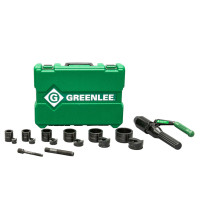 Greenlee Quick Draw 7804E ruční hydraulický děrovač + děrovací hlavy