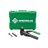 Greenlee Quick Draw 90 ruční hydraulický děrovač  7904E + děrovací hlavy
