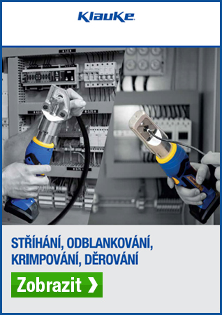 Klauke strihanie, krimpovanie a dierovanie pre elektroinštalačné panely Klauke strihanie, krimpovanie a dierovanie pre elektroinštalačné panely