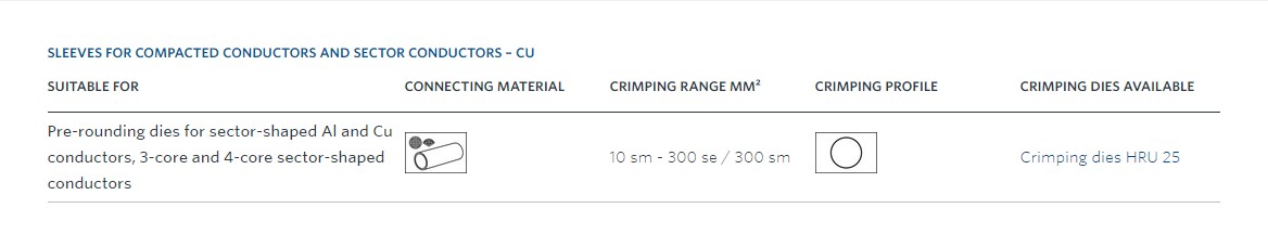 Klauke PK 25/2 hydraulická krimpovacia hlava, 16 - 625 mm²
