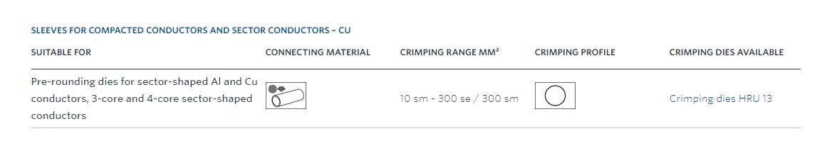 Klauke PK 120/42 hydraulická krimpovacia hlava, 10 - 400 mm²
