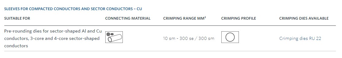 Klauke HK 60/22 ručné hydraulické krimpovacie kliešte, 6-300 mm2 Klauke HK 60/22 ručné hydraulické krimpovacie kliešte, 6-300 mm2